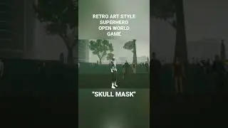 SKULL MASK INDIE SUPERHERO GAME | RETRO ART STYLE | #indiegame #androidgames #superhero