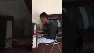 Playing Invincible God my Miracle Worker - on Piano