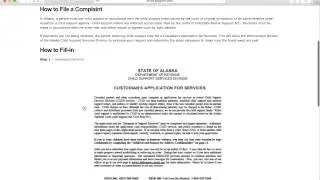 Alaska Child Support Enforcement