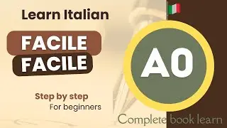 Learn Italian Language in one day | Learn Italian book Ao complet | Learn italian for beginner (Ao)