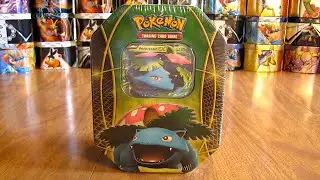 Pokemon Venusaur EX Tin Opening
