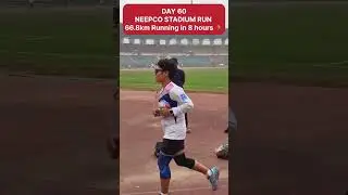 Day 60/66.8km Running in 8 hours 🏃 NEEPCO STADIUM RUN Guwahati #running #neepcostadiumrun #running