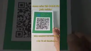 como criar QR CODE PIX