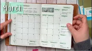 Мартовский Bullet Journal в блокноте путешественника | Foxy Fix № 6, Санта-Фе