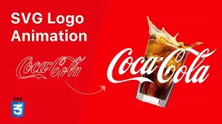 SVG Logo Animation | Coco Cola | CSS and Line Animation