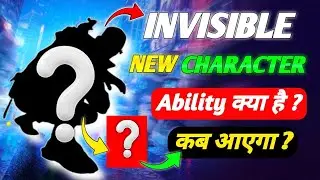 Free Fire New Character | New Invisible Character Coming In Free Fire | New Character Ability Test