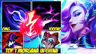 WILD RIFT CHINA TOP 1 MORGANA - THIS CC BROKE THEIR MENTAL