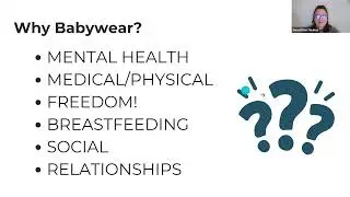 Smart Start Village: Free Online Learning Series Week 3- An introduction to babywearing w/ Jenna K
