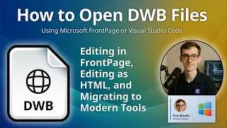 How to Open DWB Files (FrontPage Dynamic Web Template)