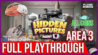 Hidden Pictures: Agent Q | CHAPTER 3/4 PLAYTHROUGH | ALL COINS | META QUEST | WALKTHROUGH