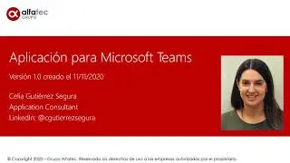 Microsoft Dynamics365 for Sales - Aplicación para Microsoft Teams  v1