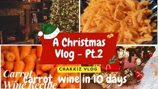 Carrot wine in 10 days | simple homemade carrot for Christmas