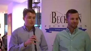 Beckman Scholars Zachary Nimmo and Christopher Travis