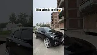 Cars Alloy wheels 😱Z black Baleno cng zeta