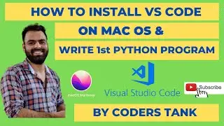 Install VS Code on Mac OS (2022) English I Configure VS Code with Python