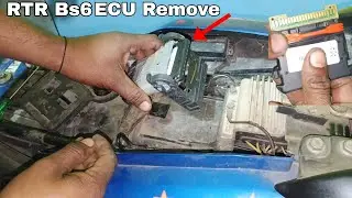 How To Open Apache RTR 160 Bs6 ECU||TVS Apache RTR 160 Bs6 ECU Remove