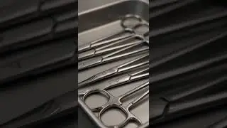 6 second of clean Scissor Sounds | Stainless Steel ASMR