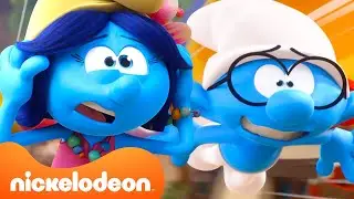 Smurfs Causing Mayhem for 90 Minutes Straight 😵&zwj;💫 | @Nicktoons