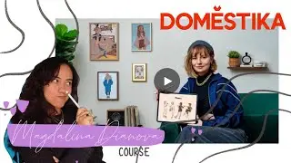 Is Magdalina Dianova course worth it? 🤔 | Improving my skills with DOMESTIKA ✏️🤘🏾