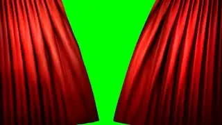 Green Screen Curtain Intro | Green Screen Animation | Free Stock Footage