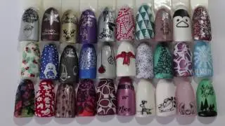 UberChic Christmas 02 Full Swatch Review And Mani Idea