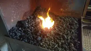 Re-lining a coke forge