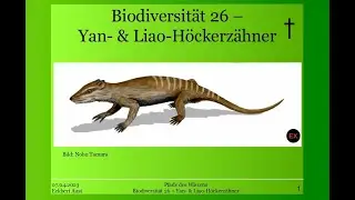 Biodiversit&auml;t 26 - Yan- & Liao-H&ouml;ckerz&auml;hner