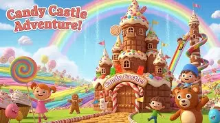 Candy Castle Adventure | Kids Rhyme TV | CandyCastle | KidsAdventure | 3DCartoon | FunForKids