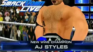 AJ STYLES VS JINDER MAHAL WR3D | WWE CHAMPIONSHIP |