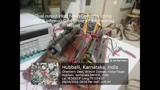 Dual Output High Boost Converter Using Infineon Gate Drivers | DSP Controlled | KLE Tech Hubballi