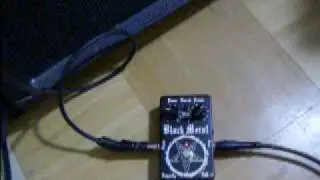 Dragonfly Effectors Concept Pedal BM-1 Black Metal rough test demo