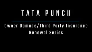 Tata Punch Insurance Renewal or Buying Guide | HD⁶⁰