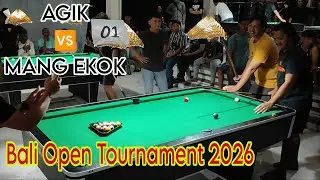 AGIK VS MANG EKOK! BALI OPEN BILLIARD TOURNAMENT SERU