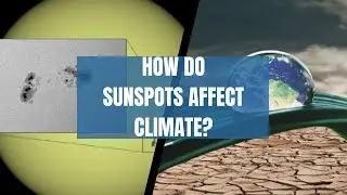 How do sunspots affect climate?