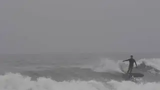 Mikey melchiorre  surfing virginia beach 1st Street jetty
