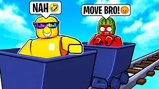 Two Player CART RIDE in Roblox (FUNNY MOMENTS)