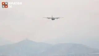 LINDA DECOLAGEM! C-130 decolando da pista 15 do Aeroporto Internacional do Galeão, Rio de Janeiro.