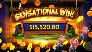 GREEDY WOLF PAYS HUGEEEE #GreedyWolf #casinomachine #slot