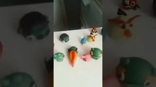 I am selling my angry birds clay models