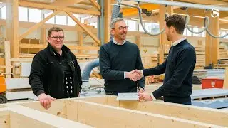 Auf dem Weg zum industriellen Bauunternehmen (Schütt Holzbau)