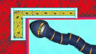 ВАУ! РЕЗУЛЬТАТЫ ВНЕШНЕГО СЕРВЕРА ПРОТИВ KING HUSH SNAKE 🐍 ЛУЧШИЙ ЭПИЧНЫЙ ГЕЙМПЛЕЙ SNAKE IO #297