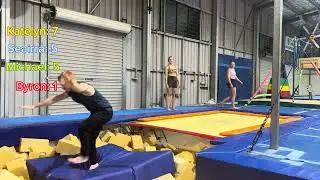 Gymnastics stick it challenge