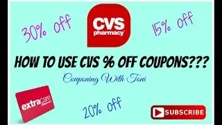 How To Use CVS 30% off Coupons | Couponing With Toni