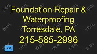 foundation repair torresdale pa 215-585-2996 waterproofing, concrete cracks, basement waterproofing