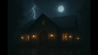 Rain Sounds for Sleep - Thundery Night Rain for Relaxing & Meditation - Heavy Rain Sounds - 3 hour