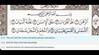55 - Surah Ar Rahman - Dr Ayman Suwayd - Teacher - Learn Quran Tajweed