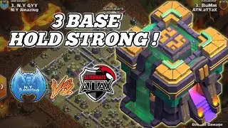 New Th14 war base | Atn.Attax vs NY Amazing | Clash of clans
