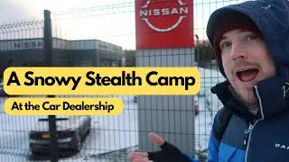 A Snowy Stealth Camp at -2°c . Unofficially Officially Sponsored by Nissan.
