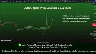 Dodo price prediction and Next short trade ? Dodo price analysis | Live day trader 9 Aug 2023