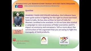 Advocate Ishkaran Singh petition for Dharmic Certification non halal food choice